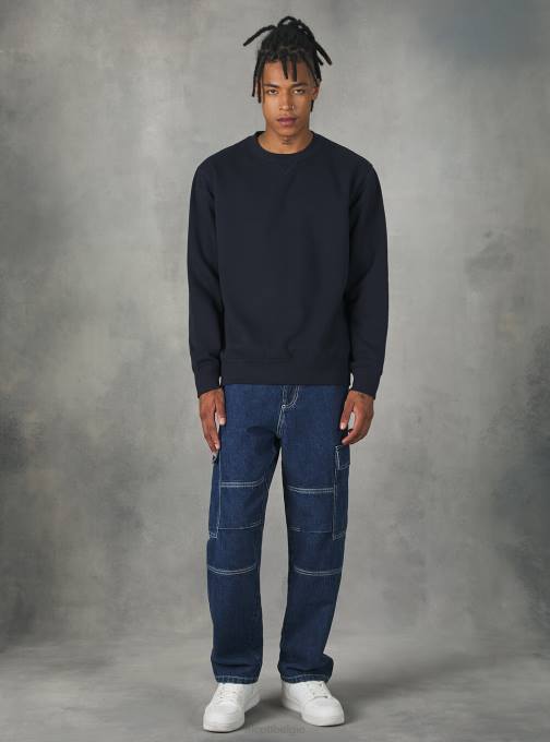 Heren Alcott wh2 wit Sweatshirt met ronde hals kleding PT24939