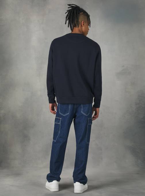 Heren Alcott wh2 wit Sweatshirt met ronde hals kleding PT24939