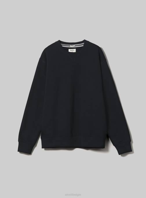 Heren Alcott wh2 wit Sweatshirt met ronde hals kleding PT24939