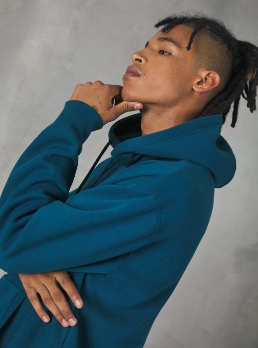 Heren Alcott wh2 wit sweatshirt met capuchon en buidelzak kleding PT241137