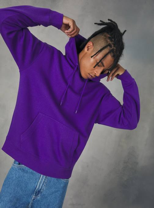 Heren Alcott wh2 wit sweatshirt met capuchon en buidelzak kleding PT24710