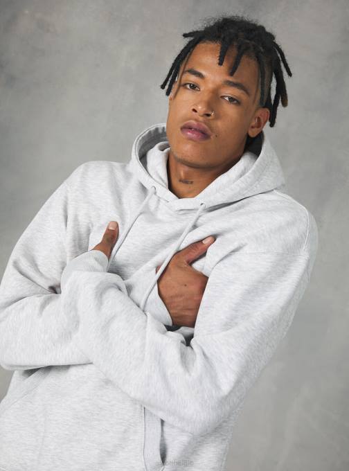 Heren Alcott wh2 wit sweatshirt met capuchon en buidelzak kleding PT24944