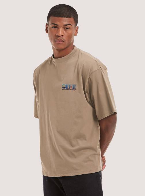 Heren Alcott bg3 beige licht T-shirt uit één stuk kleding PT241000