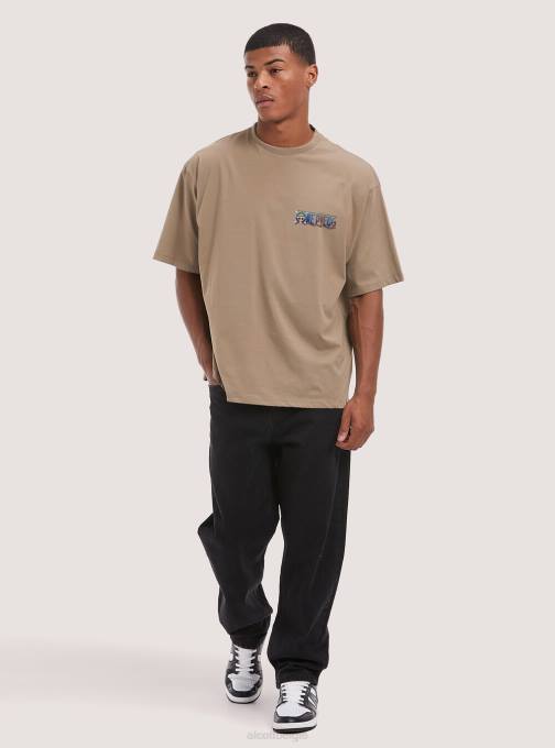 Heren Alcott bg3 beige licht T-shirt uit één stuk kleding PT241000