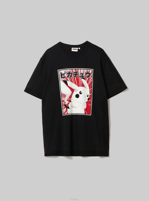 Heren Alcott bk1 zwart Pokemon-shirt kleding PT2438