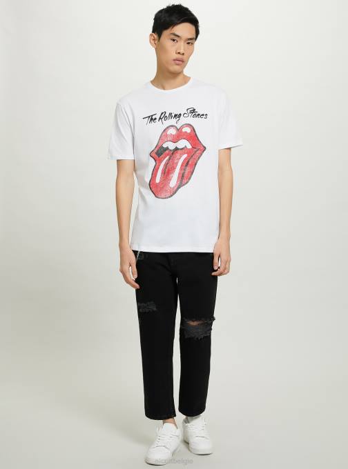 Heren Alcott bk1 zwart Rolling Stones t-shirt kleding PT241030