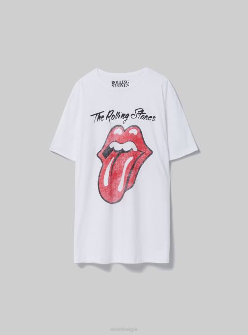 Heren Alcott bk1 zwart Rolling Stones t-shirt kleding PT241030