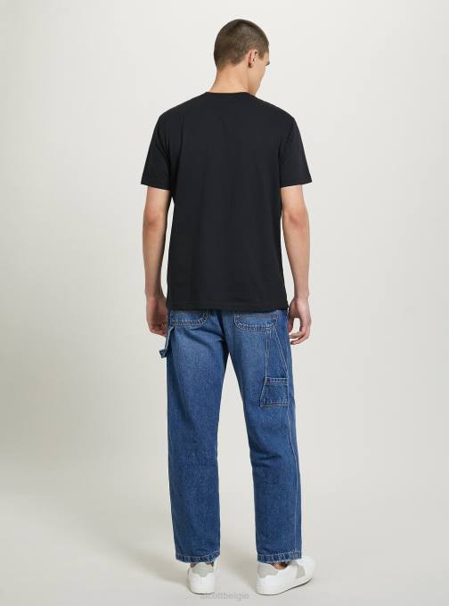 Heren Alcott bk1 zwart Super Mario-shirt kleding PT24676