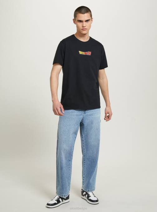 Heren Alcott bk1 zwart drakenbal t-shirt kleding PT24664