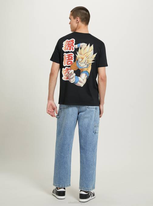 Heren Alcott bk1 zwart drakenbal t-shirt kleding PT24664