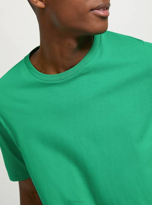 Heren Alcott bk1 zwart katoenen T-shirt met ronde hals kleding PT241078