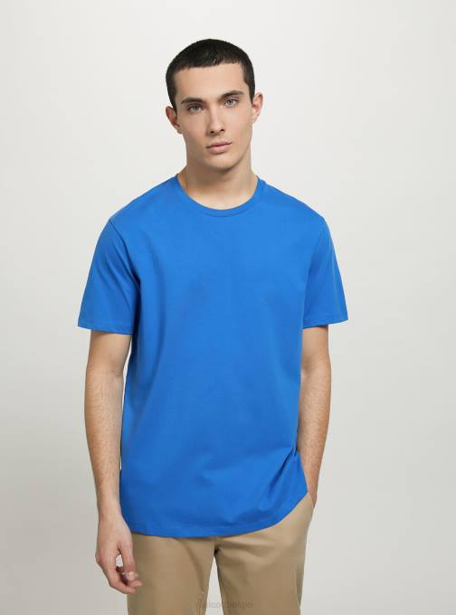 Heren Alcott bk1 zwart katoenen T-shirt met ronde hals kleding PT241177