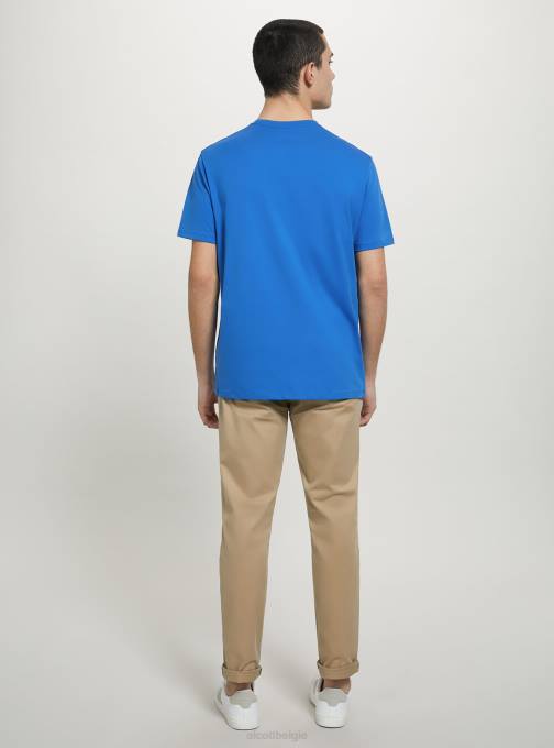 Heren Alcott bk1 zwart katoenen T-shirt met ronde hals kleding PT241177