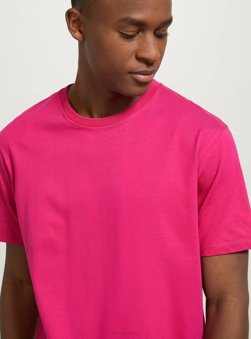 Heren Alcott bk1 zwart katoenen T-shirt met ronde hals kleding PT241202