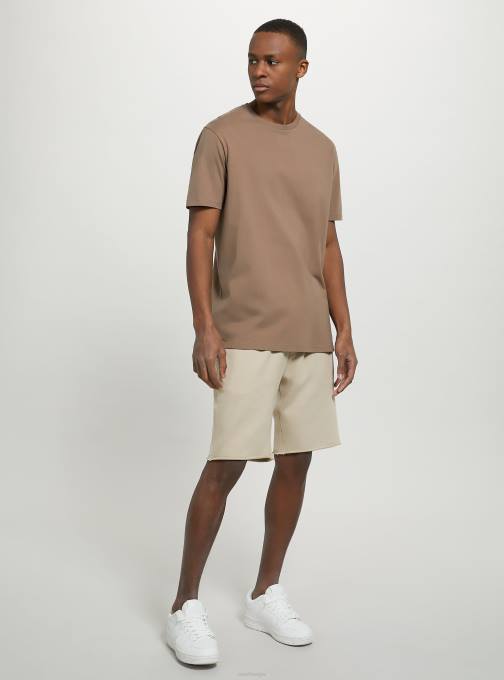 Heren Alcott bk1 zwart katoenen T-shirt met ronde hals kleding PT24681