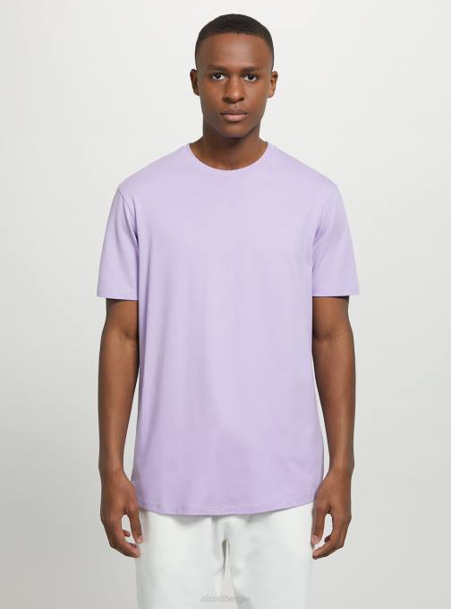 Heren Alcott bk1 zwart katoenen T-shirt met ronde hals kleding PT24742