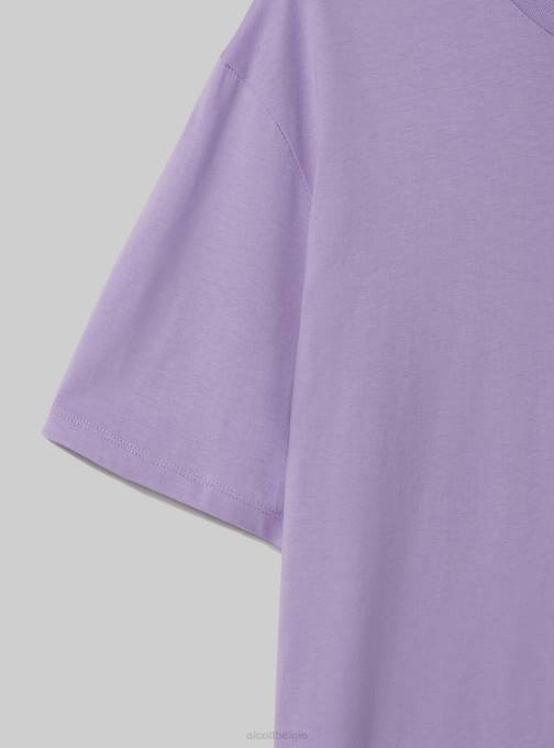 Heren Alcott bk1 zwart katoenen T-shirt met ronde hals kleding PT24742