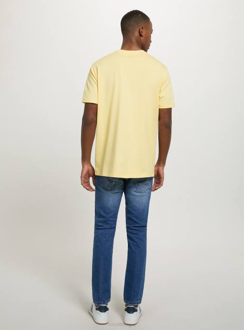 Heren Alcott bk1 zwart katoenen T-shirt met ronde hals kleding PT24792