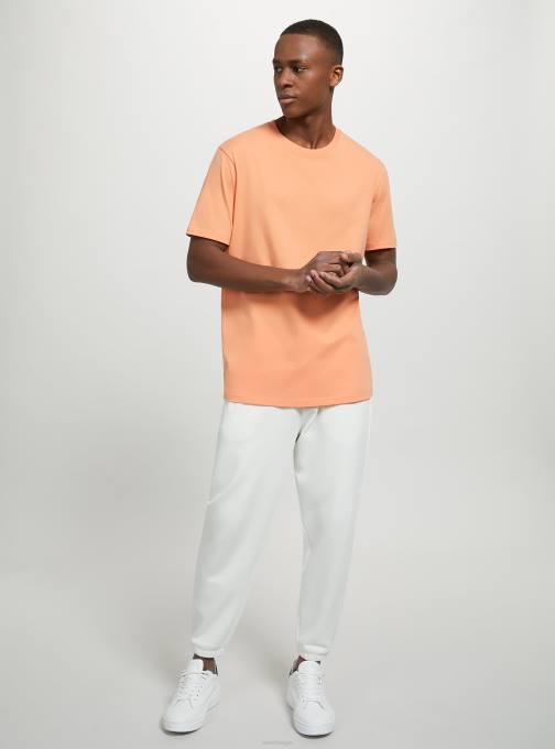 Heren Alcott bk1 zwart katoenen T-shirt met ronde hals kleding PT24976