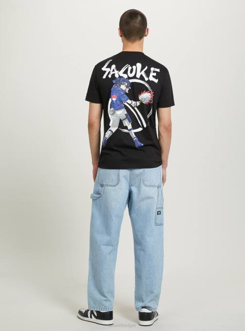 Heren Alcott bk1 zwart naruto-shirt kleding PT24648