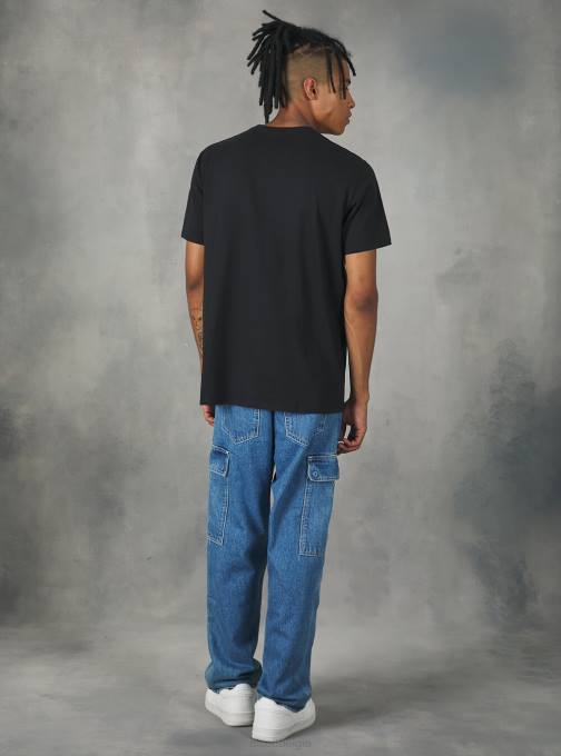 Heren Alcott bk1 zwart vreemdere dingen t-shirt kleding PT241136