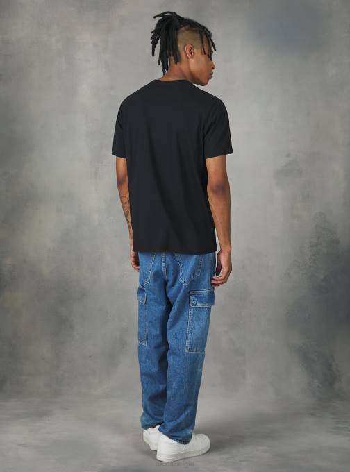 Heren Alcott bk1 zwart vreemdere dingen t-shirt kleding PT24766