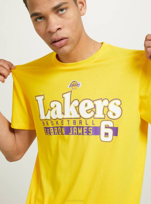 Heren Alcott ja2 geel medium NBA-T-shirt kleding PT241034
