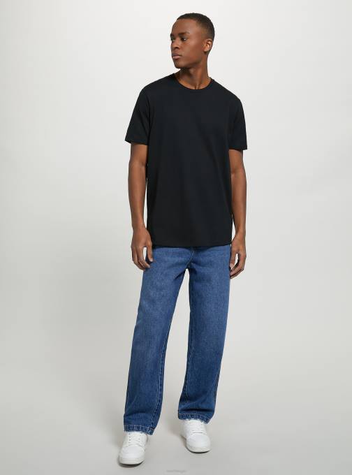 Heren Alcott wh2 wit katoenen T-shirt met ronde hals kleding PT24996