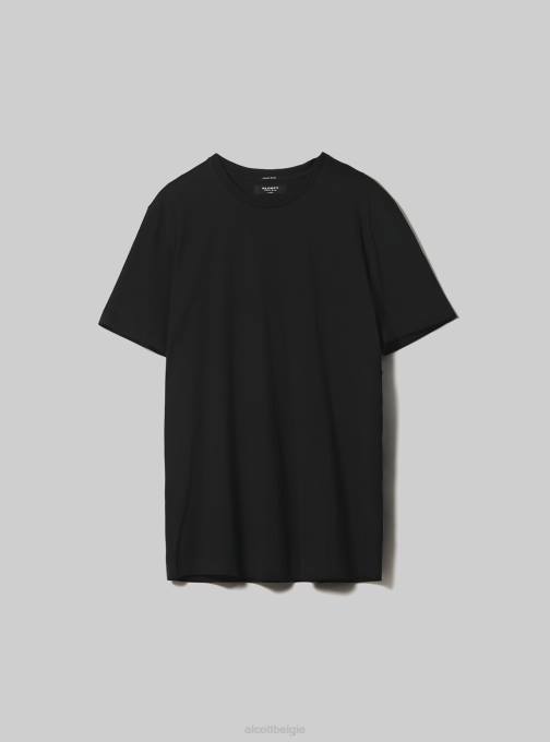 Heren Alcott wh2 wit katoenen T-shirt met ronde hals kleding PT24996