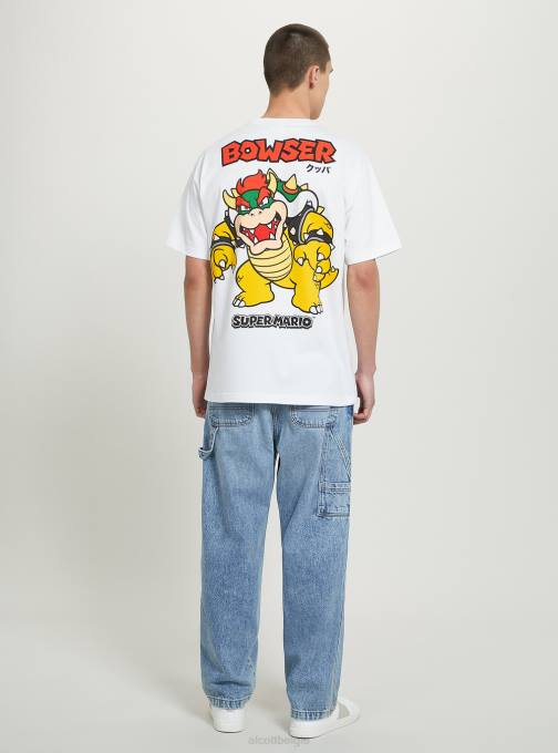 Heren Alcott wh3 wit Super Mario-shirt kleding PT24673