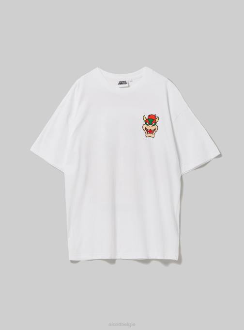 Heren Alcott wh3 wit Super Mario-shirt kleding PT24673