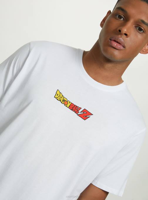 Heren Alcott wh3 wit drakenbal t-shirt kleding PT241104