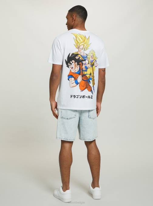 Heren Alcott wh3 wit drakenbal t-shirt kleding PT241104