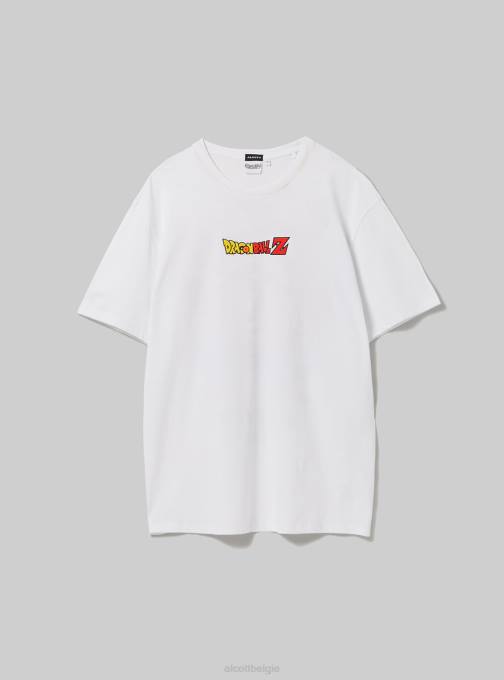 Heren Alcott wh3 wit drakenbal t-shirt kleding PT241104