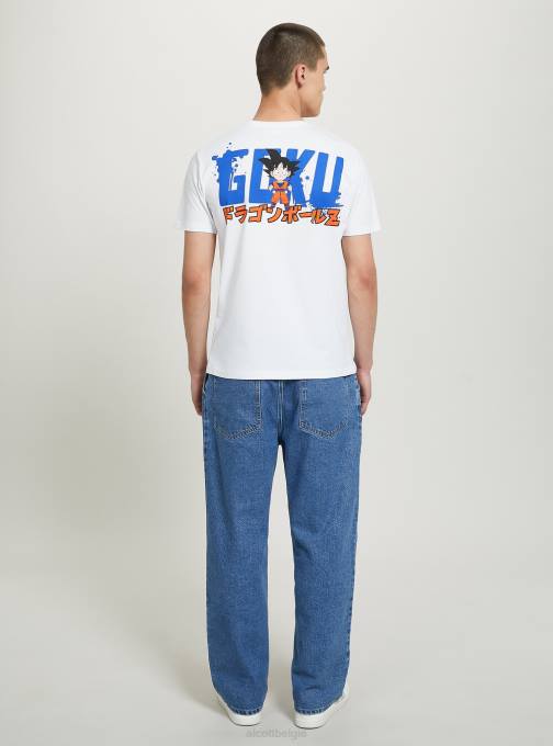 Heren Alcott wh3 wit drakenbal t-shirt kleding PT24667