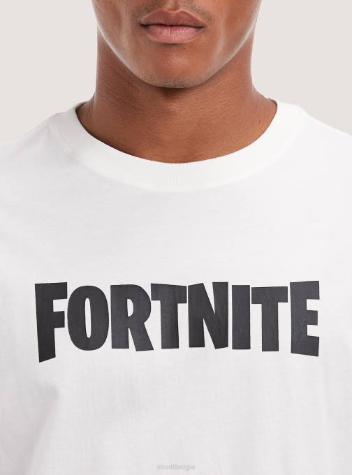 Heren Alcott zwart Fortnite t-shirt kleding PT24903