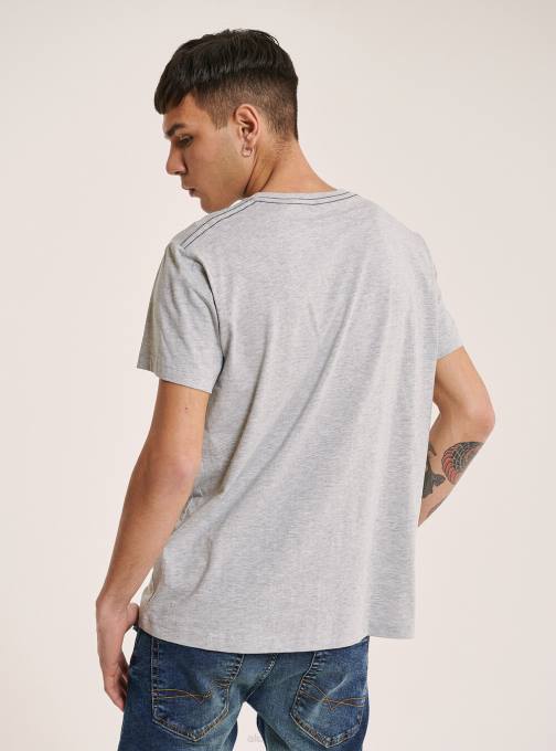 Heren Alcott zwart T-shirt met logo op de voorkant kleding PT24932