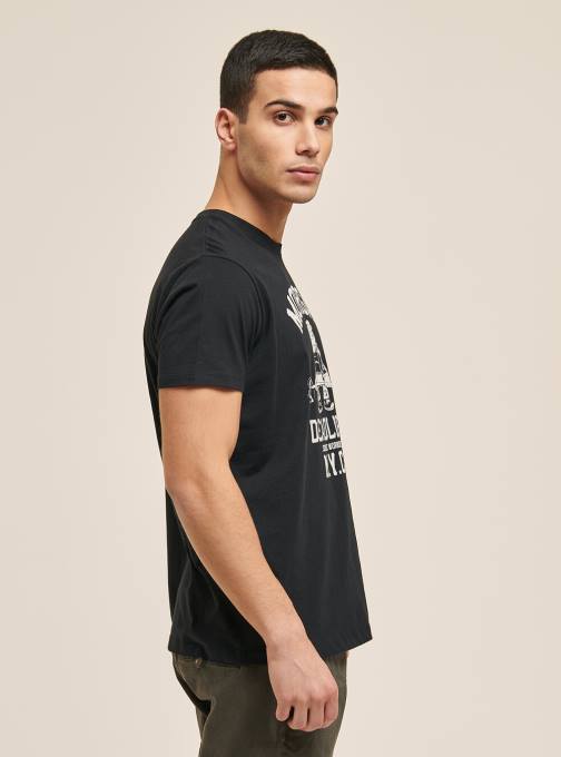 Heren Alcott zwart t-shirt popeye kleding PT24824