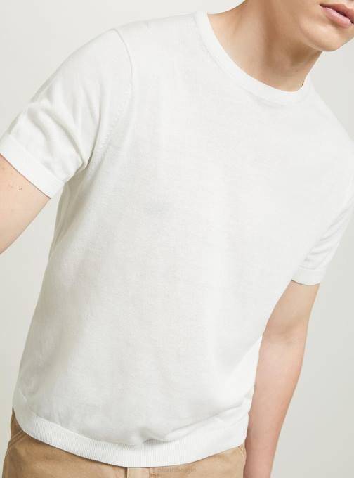 Heren Alcott bk1 zwart katoenen trui met korte mouwen kleding PT24630