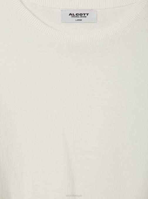 Heren Alcott bk1 zwart katoenen trui met korte mouwen kleding PT24630