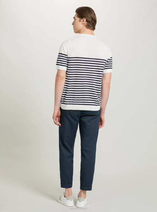 Heren Alcott bk1 zwart katoenen trui met korte mouwen kleding PT24870