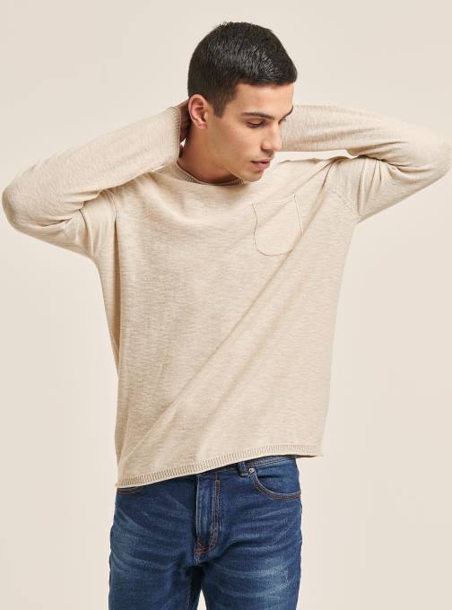 Heren Alcott bk2 piraat zwart trui met rolkraag en borstzak kleding PT24837