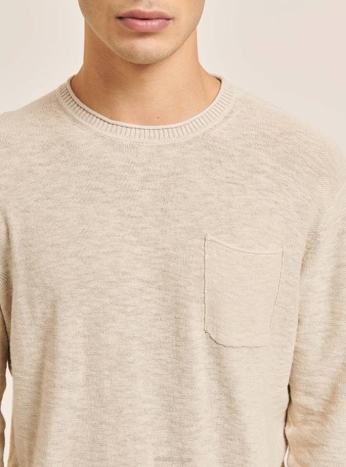 Heren Alcott bk2 piraat zwart trui met rolkraag en borstzak kleding PT24837