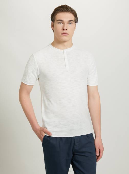 Heren Alcott bl2 blauw middel Serafino-trui met korte mouwen kleding PT241102