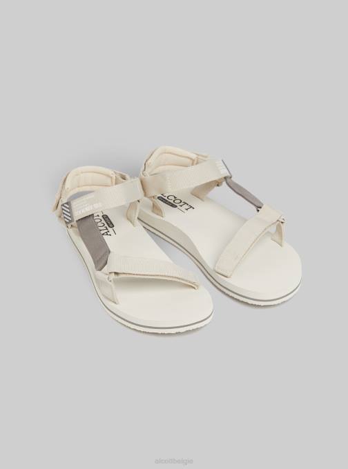 Heren Alcott bk1 zwart sandali in gomma met chiusura en strappo schoenen PT24619