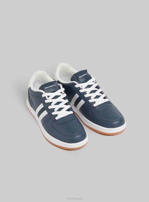 Heren Alcott na2 marine medium sneakers met een contrasterende band schoenen PT241070