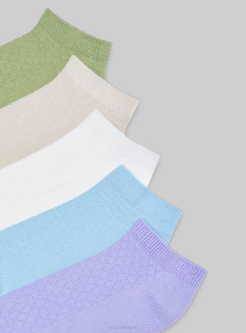 vrouwen Alcott veelkleurig set van 5 stuks calzini accessoires PT24524