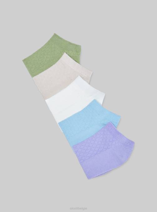 vrouwen Alcott veelkleurig set van 5 stuks calzini accessoires PT24524