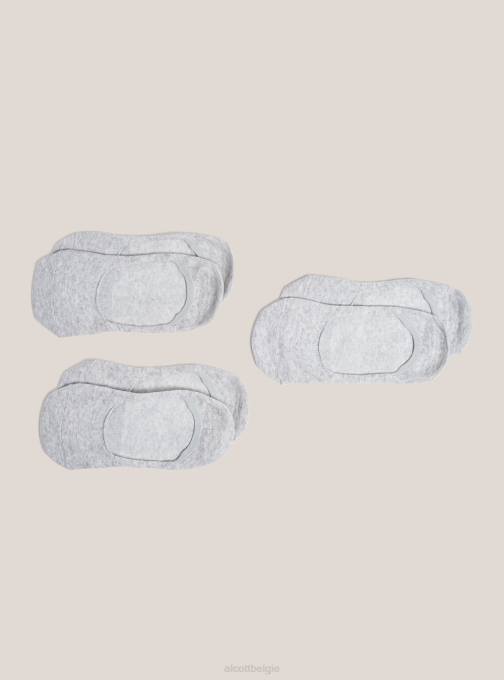 vrouwen Alcott wit set van 3 paar voetsokken accessoires PT24557