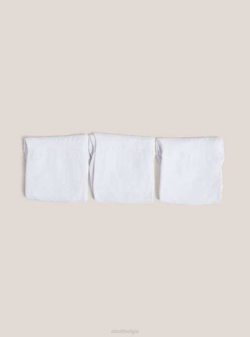 vrouwen Alcott wit set van 3 paar voetsokken accessoires PT24562